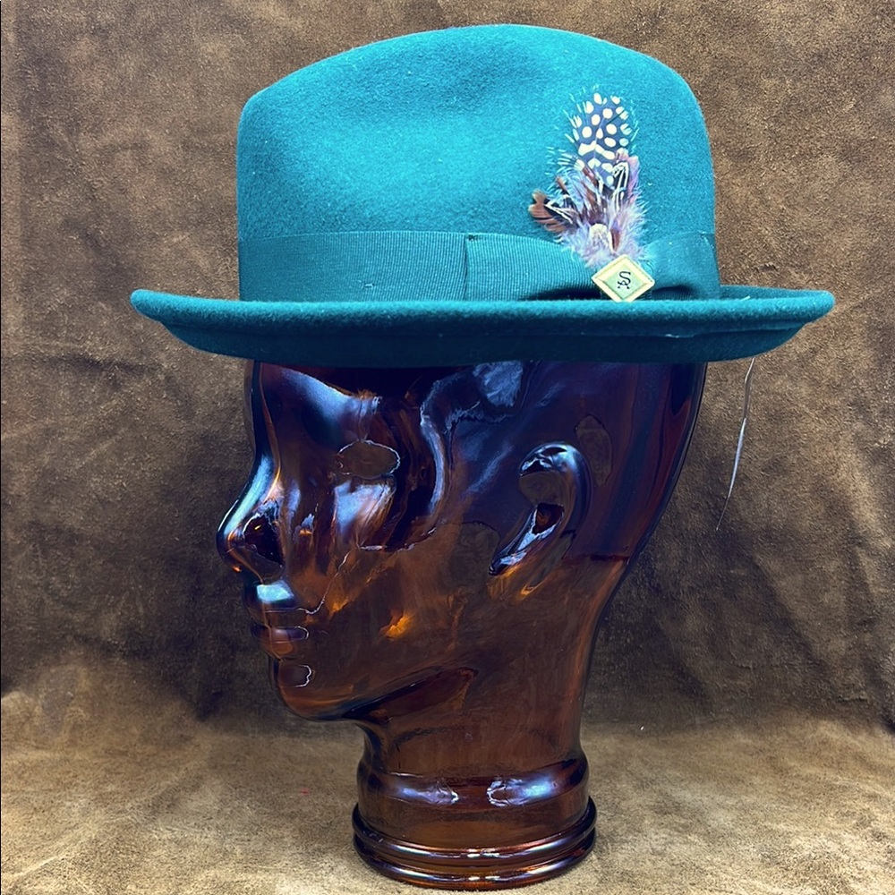 Stacy Adams Emerald Green Felt Hat